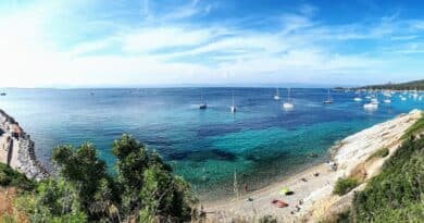 baignade à porquerolles