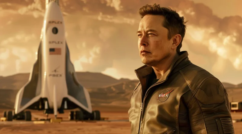 atterrissage de SpaceX sur Mars