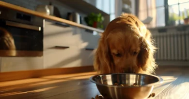 chiens se nourrir