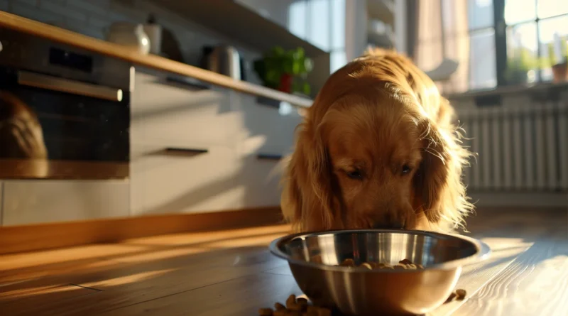 chiens se nourrir