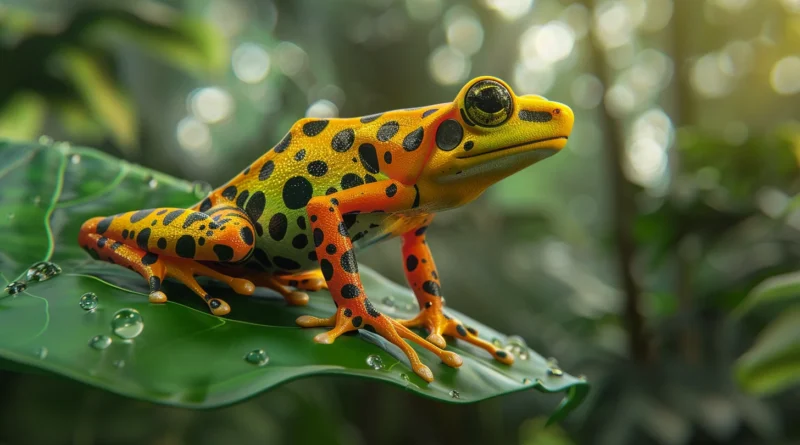 grenouille arlequin