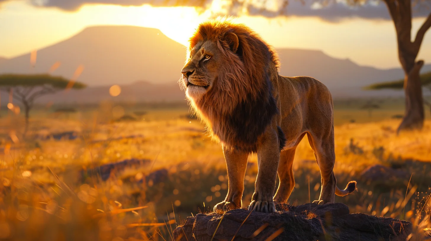rugissement lion