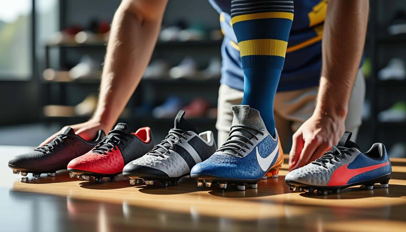 découvrez comment choisir les meilleurs crampons de rugby adaptés à votre position sur le terrain. nos conseils pratiques vous aideront à optimiser votre performance et à garantir votre confort pendant le jeu. ne laissez pas le choix de vos équipements au hasard, trouvez les crampons idéaux pour briller dans votre rôle!