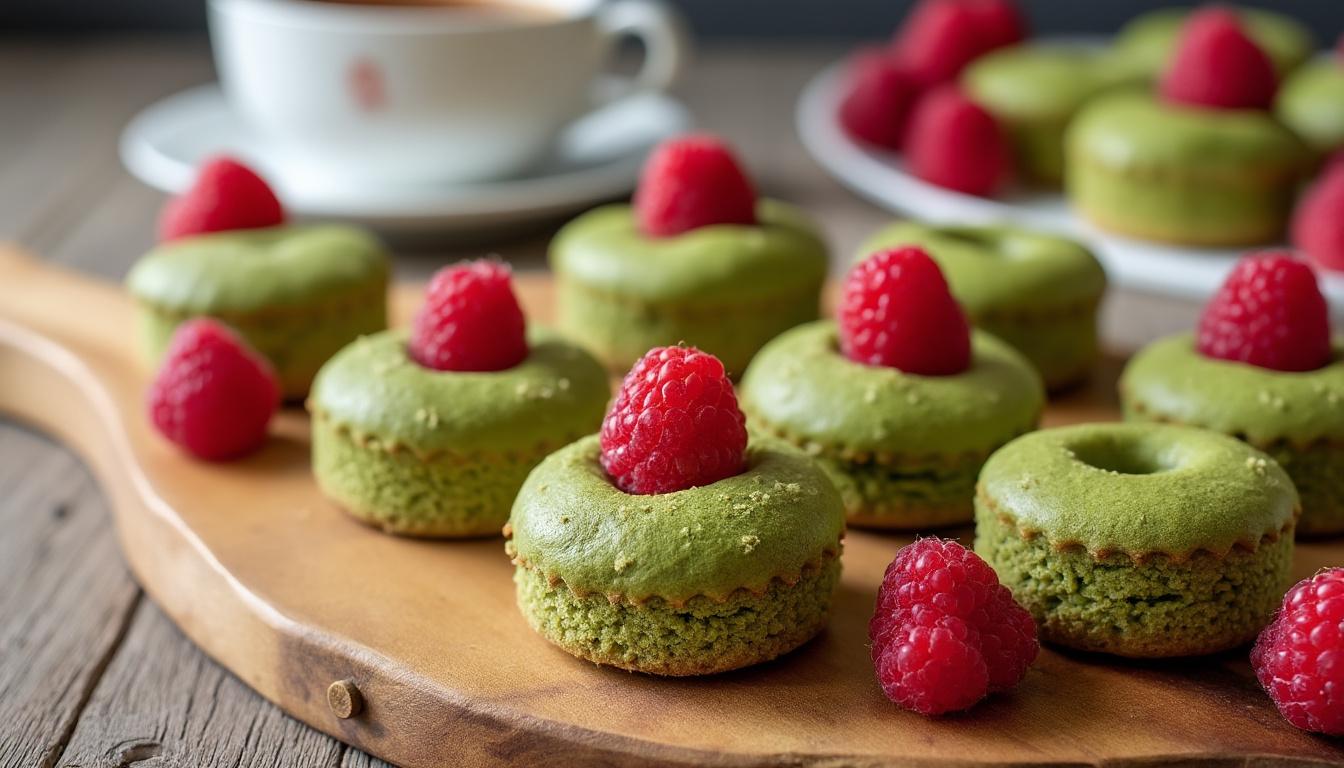 découvrez notre financier au thé matcha et framboise, une délicieuse gourmandise à savourer lors de votre pause-thé de l'après-midi. un mélange subtil de saveurs qui ravira vos papilles et impressionnera vos convives.