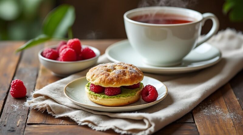 découvrez notre financier au thé matcha et framboise, une délicieuse gourmandise parfaite pour accompagner votre thé de l'après-midi. une alliance subtile de saveurs qui ravira vos papilles et ajoutera une touche élégante à votre pause-café.