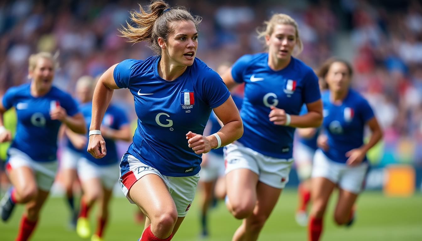 découvrez la collection exclusive du maillot de l'équipe de france de rugby à 7 féminin. offrez-vous un look unique et soutenez vos joueuses favorites avec des designs tendance et des matériaux de qualité.