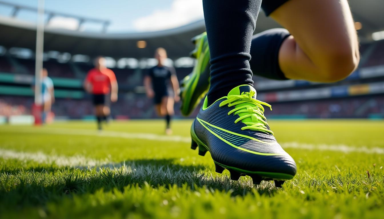 découvrez pourquoi les chaussures de rugby homme kakari adidas sont le choix idéal pour la saison à venir. alliant confort, performance et technologie avancée, elles vous offriront l'adhérence et le soutien nécessaires pour exceller sur le terrain.