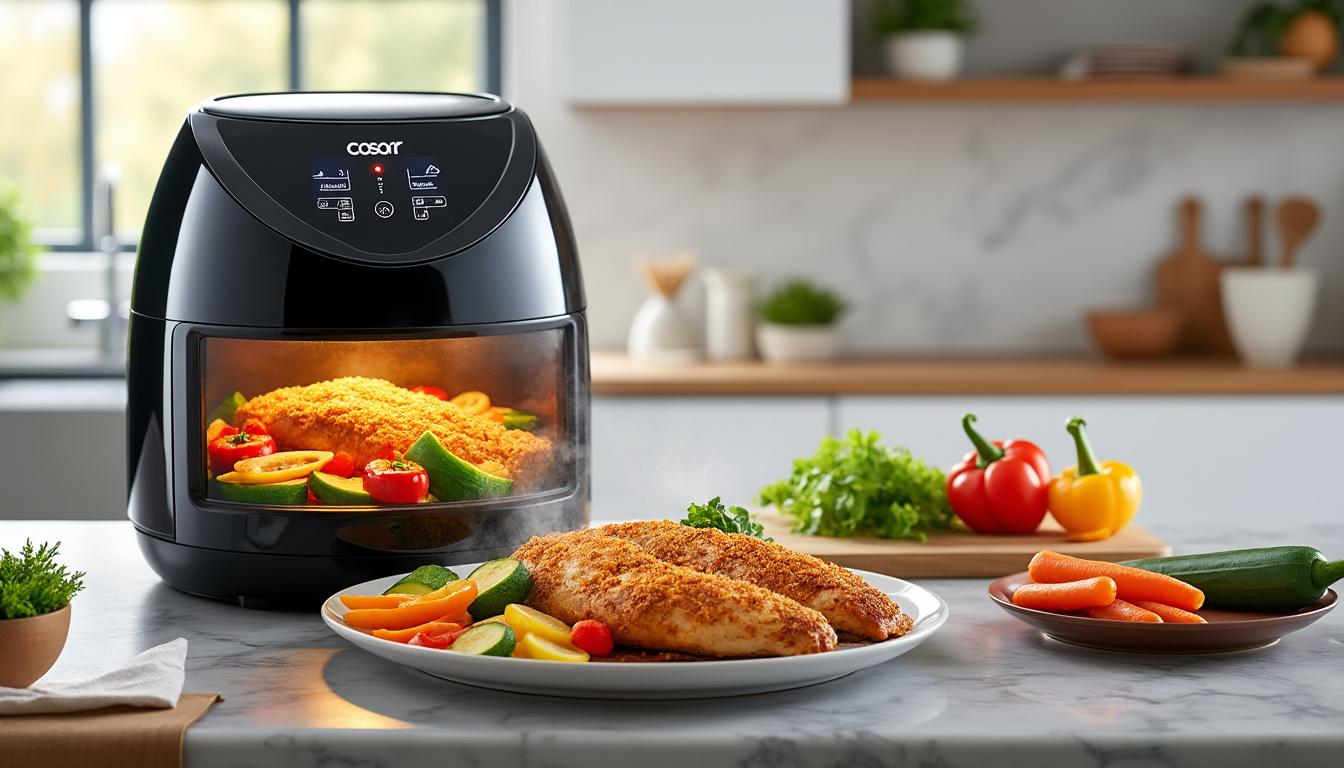 découvrez comment le cosori 58 air fryer peut vous aider à réduire vos calories tout en savourant de délicieux plats. explorez ses diverses méthodes de cuisson pour une alimentation saine et savoureuse.