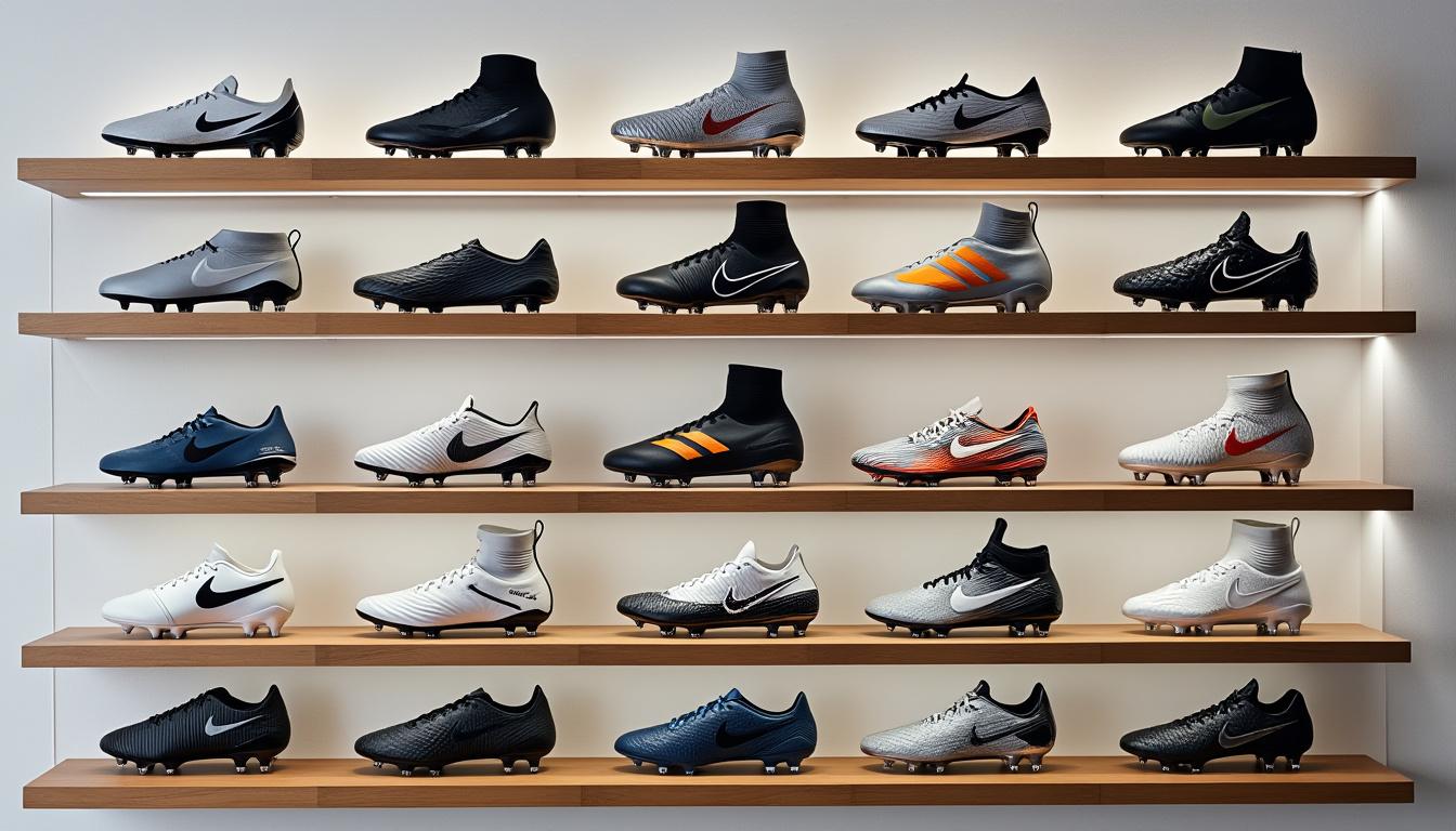 découvrez notre sélection des 10 crampons de foot les plus chers et plongez dans l'univers du football de luxe. quelles sont les caractéristiques qui les rendent si uniques ? analyses, matériaux de pointe et innovations au service des performances.