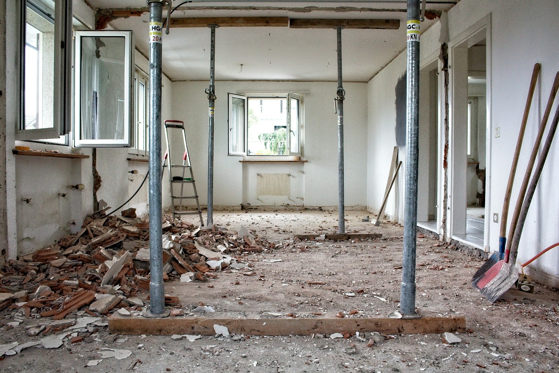 déchets de travaux