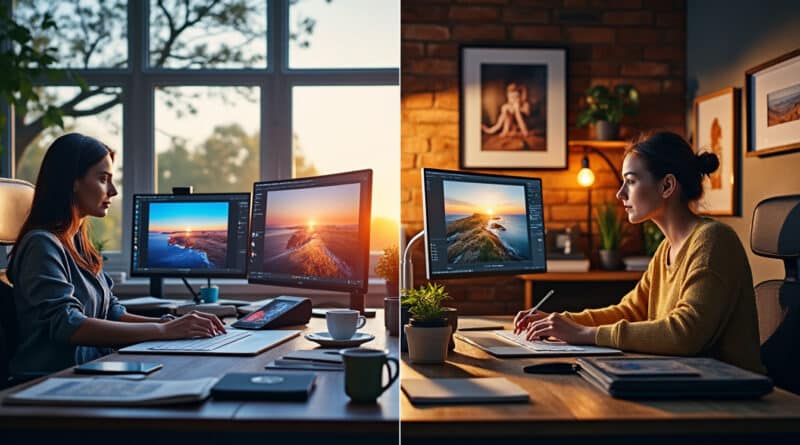 découvrez les différences clés entre photoshop et lightroom pour choisir le logiciel le mieux adapté à vos besoins en retouche photo. guide complet pour photographes débutants et confirmés.