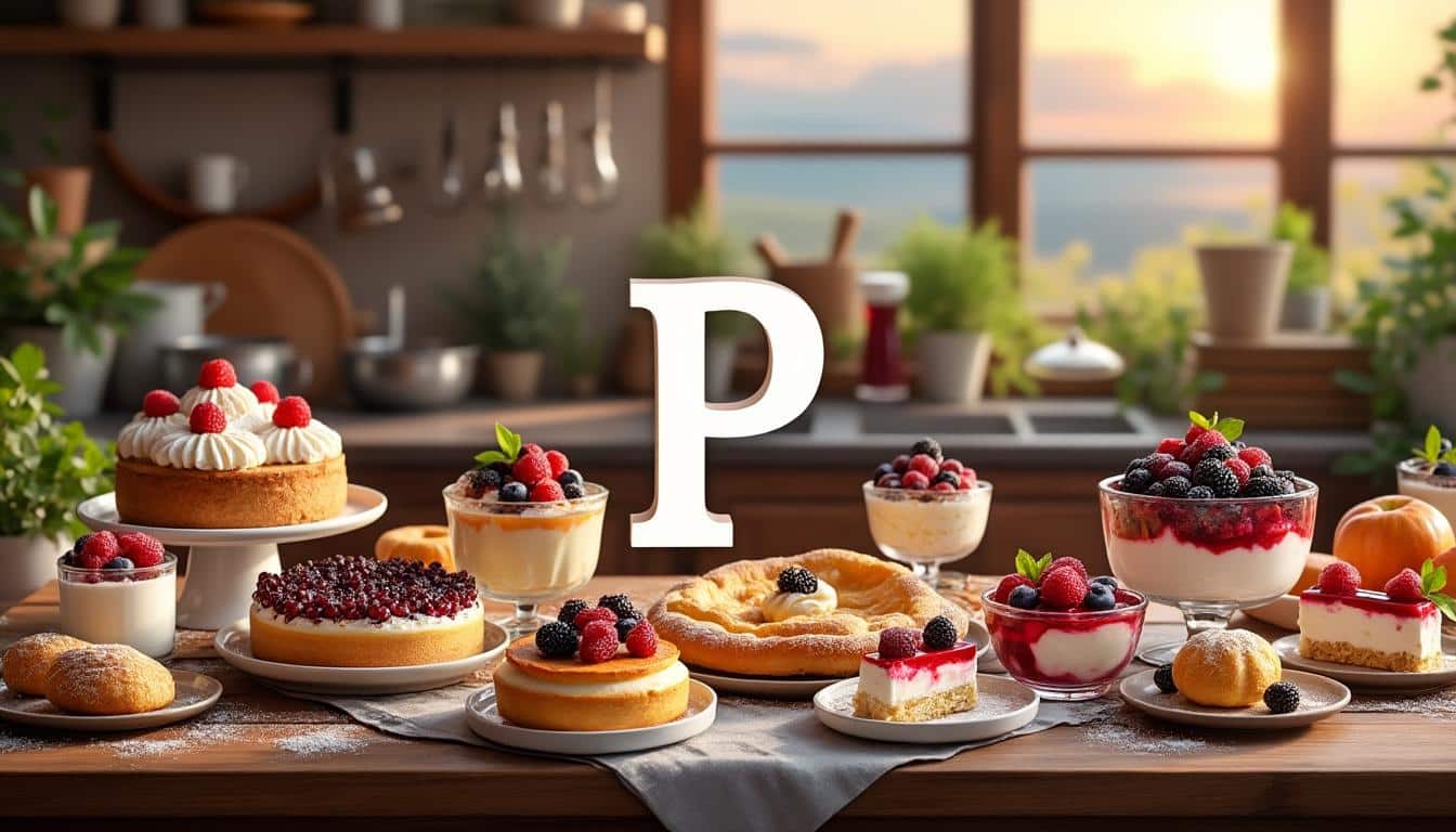 découvrez notre liste gourmande de desserts commençant par la lettre p ! inspirez-vous de nos idées faciles à réaliser chez vous pour ravir vos papilles et surprendre vos proches.
