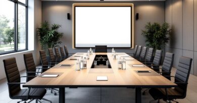 découvrez nos tables de réunion professionnelles idéales pour vos séminaires, alliant confort et fonctionnalité pour des sessions réussies.