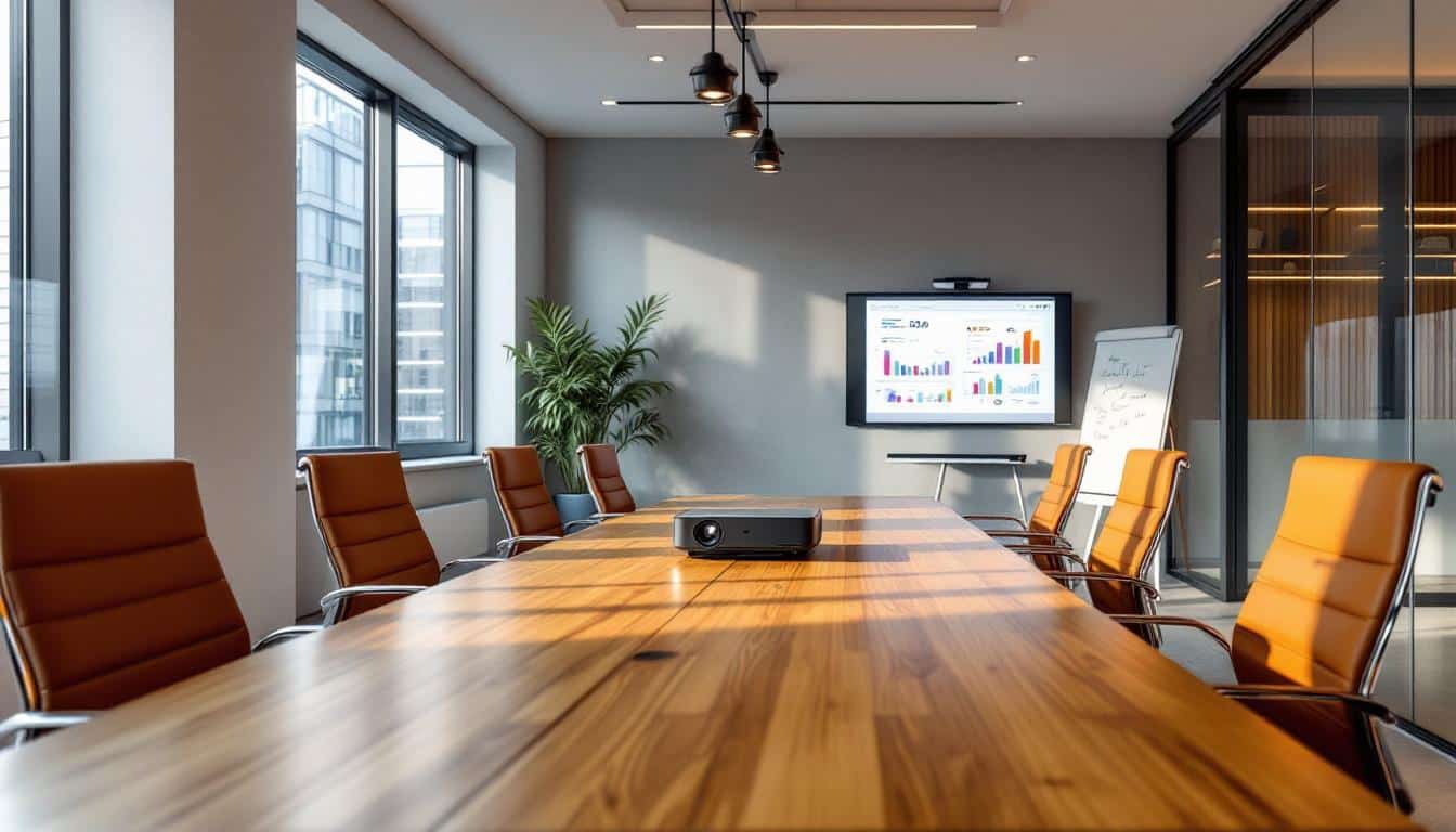 découvrez comment innover vos présentations grâce à un vidéoprojecteur bureautique à focale courte, alliant praticité et qualité d’image pour un rendu professionnel.