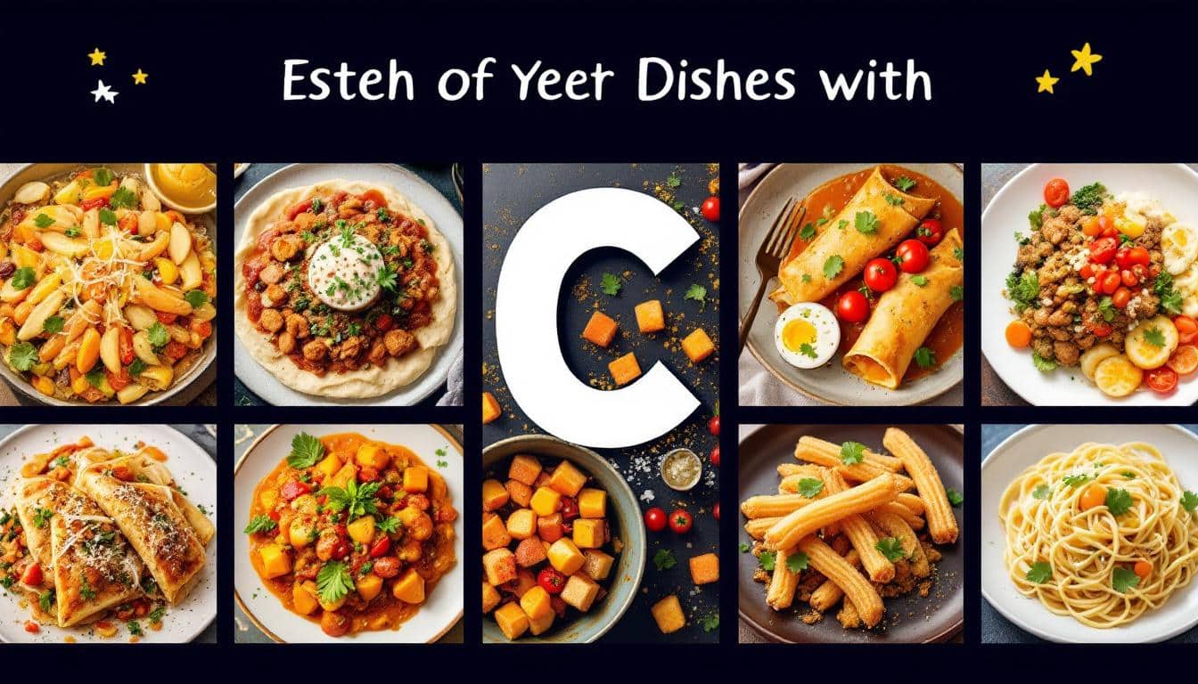 découvrez une sélection savoureuse de plats délicieux de la gastronomie française dont le nom commence par la lettre c. plongez dans un voyage culinaire riche en goûts et en traditions.