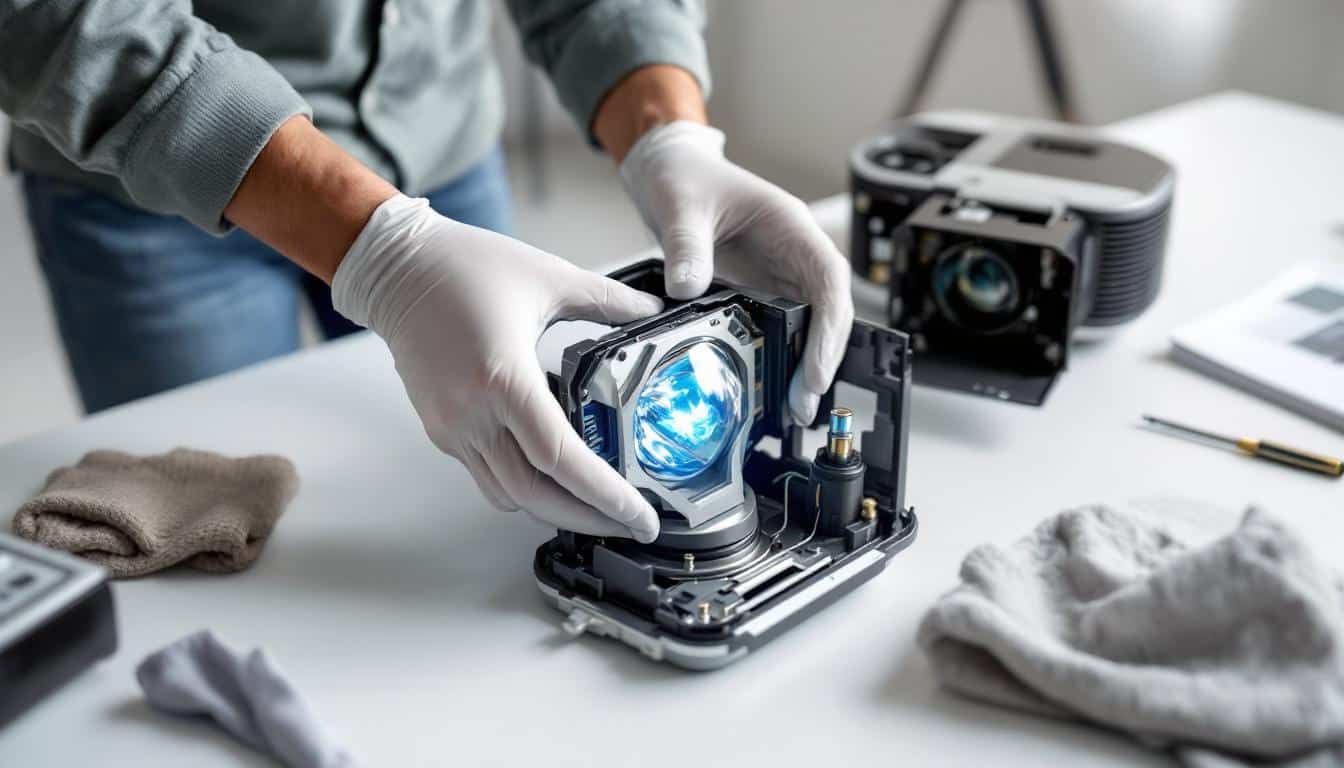 découvrez quand et comment remplacer efficacement la lampe de votre vidéoprojecteur pour garantir une qualité d'image optimale et prolonger la durée de vie de votre appareil.