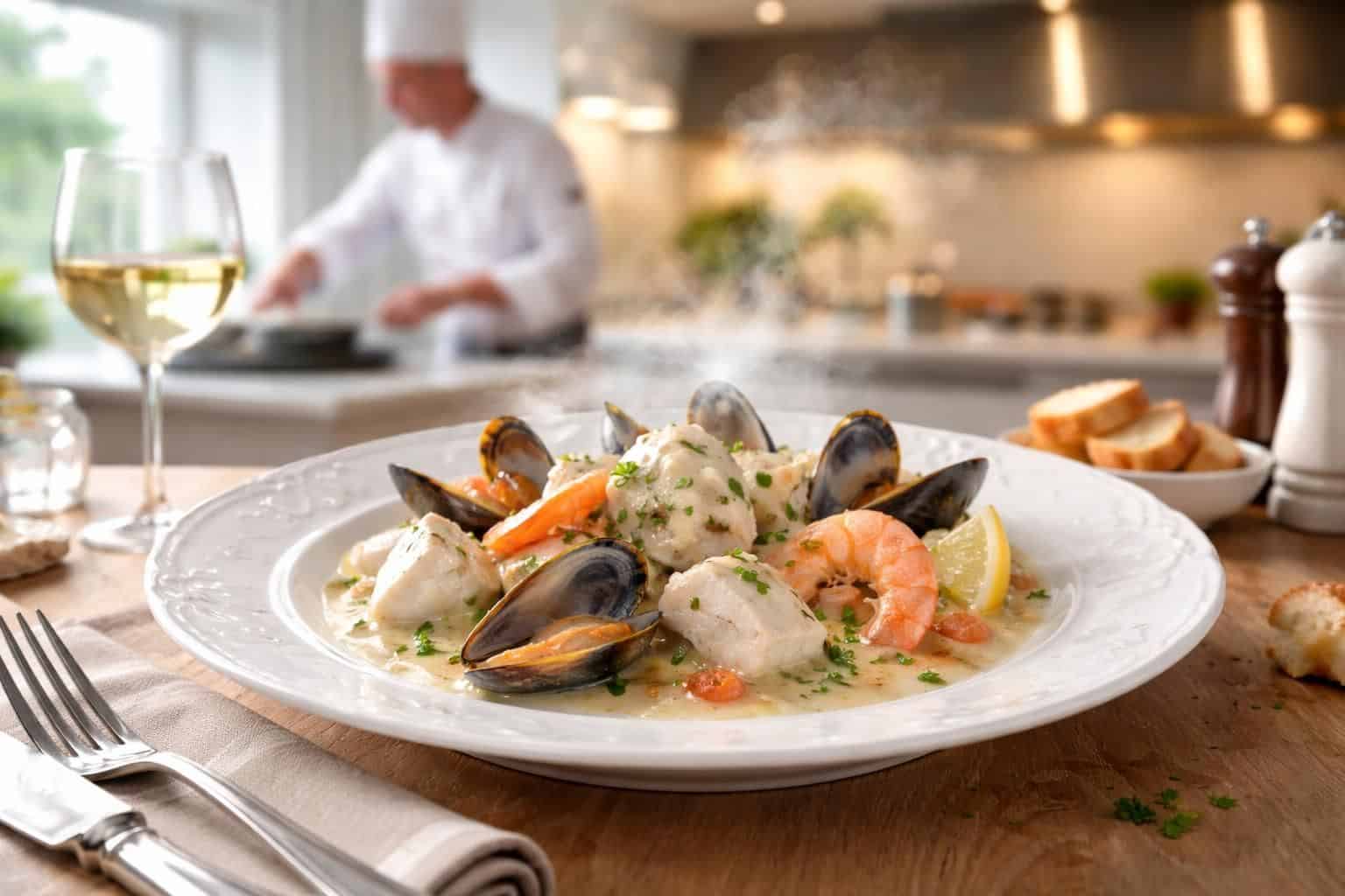découvrez la recette exceptionnelle de la blanquette de la mer du grand chef, un plat savoureux et raffiné à essayer absolument.