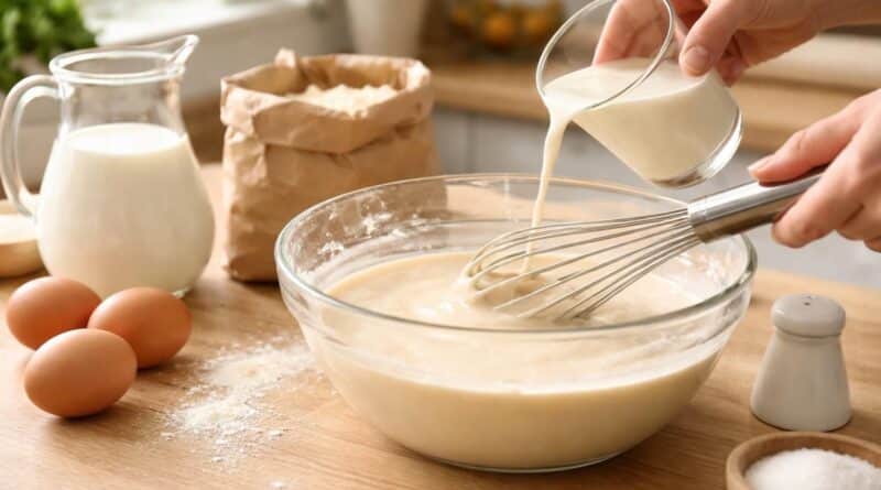 découvrez comment faire des crêpes parfaites grâce à notre technique simple pour obtenir une pâte lisse et sans grumeaux.