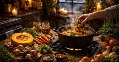 découvrez des idées délicieuses et réconfortantes pour cuisiner un plat végétarien parfait à partager lors de vos repas d'hiver entre amis ou en famille.