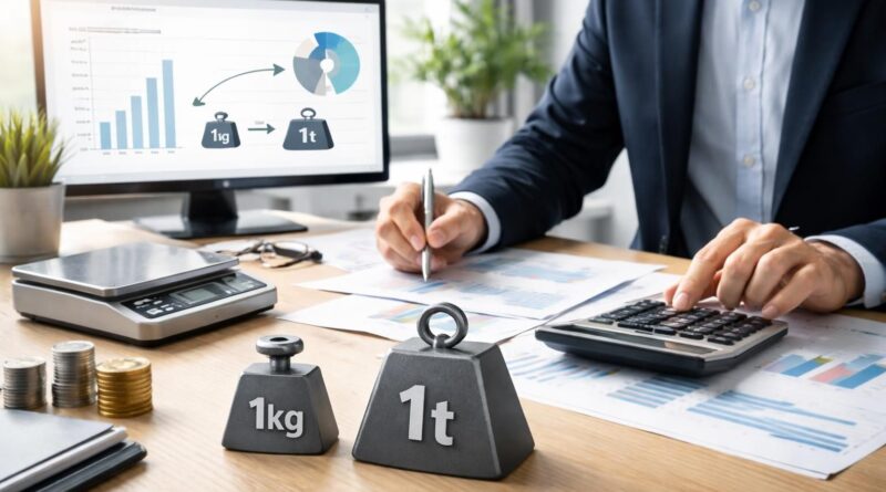 découvrez notre guide complet pour les entreprises sur la conversion des kilogrammes en tonnes, avec des méthodes simples et des exemples pratiques pour faciliter vos calculs.