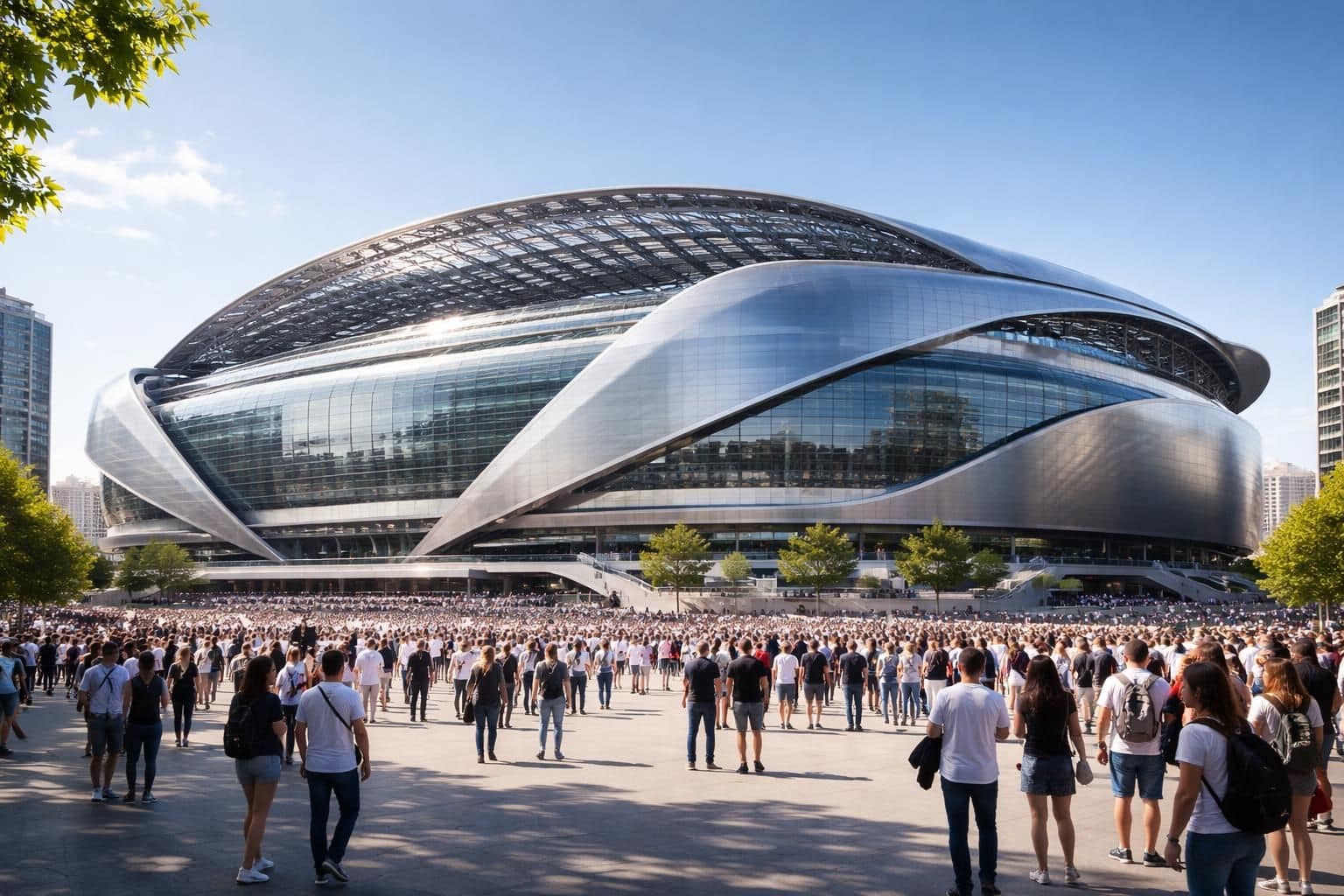 découvrez le nouveau stade santiago bernabeu du real madrid, une révolution architecturale alliant innovation, modernité et technologie de pointe pour une expérience sportive unique.