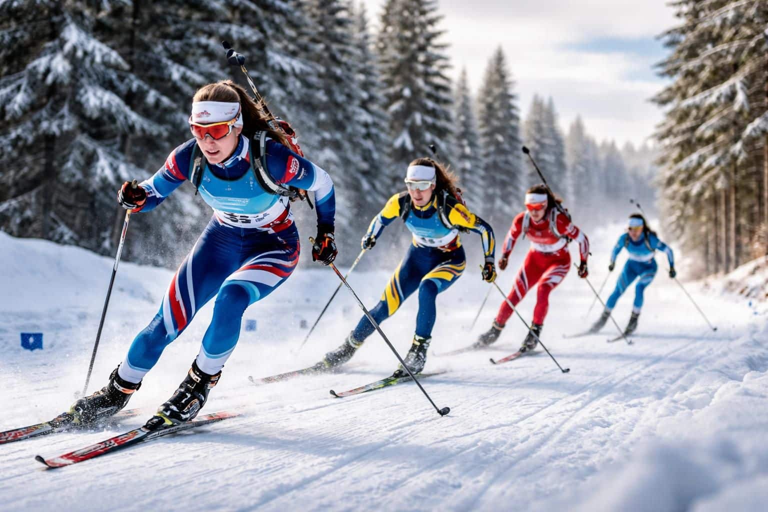 découvrez le classement du sprint au biathlon féminin et comprenez la signification des chiffres pour chaque compétitrice, analysant performances et résultats clés.