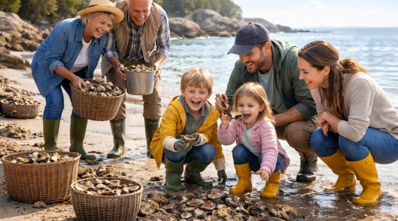 découvrez des activités ludiques d'oystering pour toute la famille, parfaites pour petits et grands, alliant découverte, amusement et moments conviviaux en plein air.