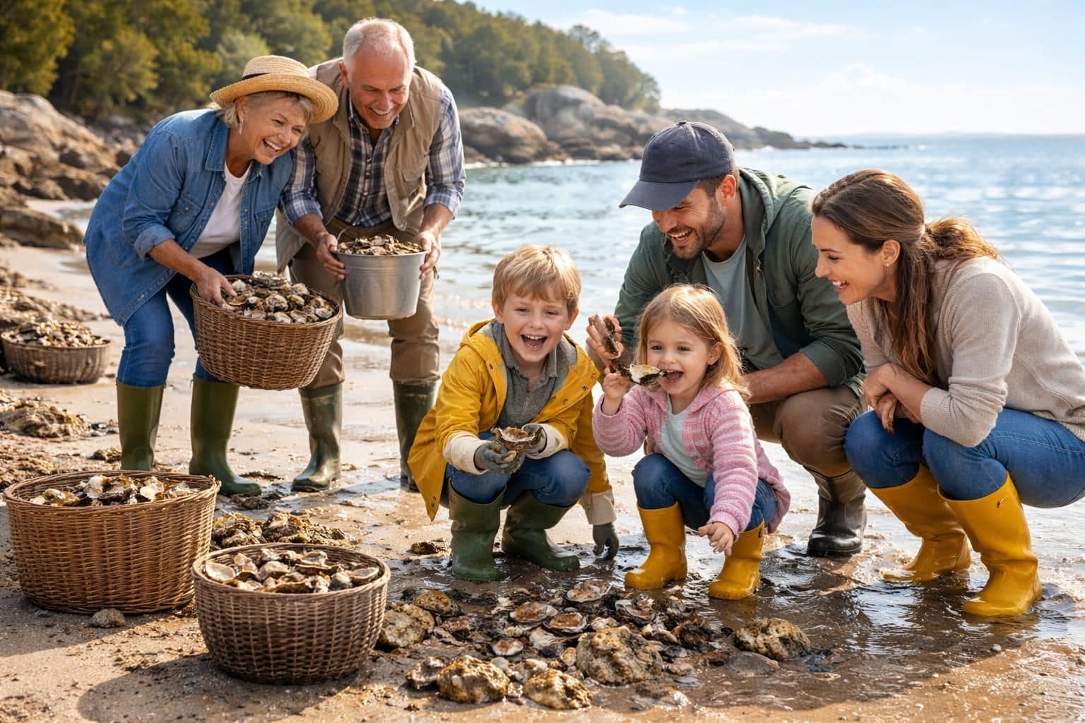 découvrez des activités ludiques d'oystering pour toute la famille, parfaites pour petits et grands, alliant découverte, amusement et moments conviviaux en plein air.