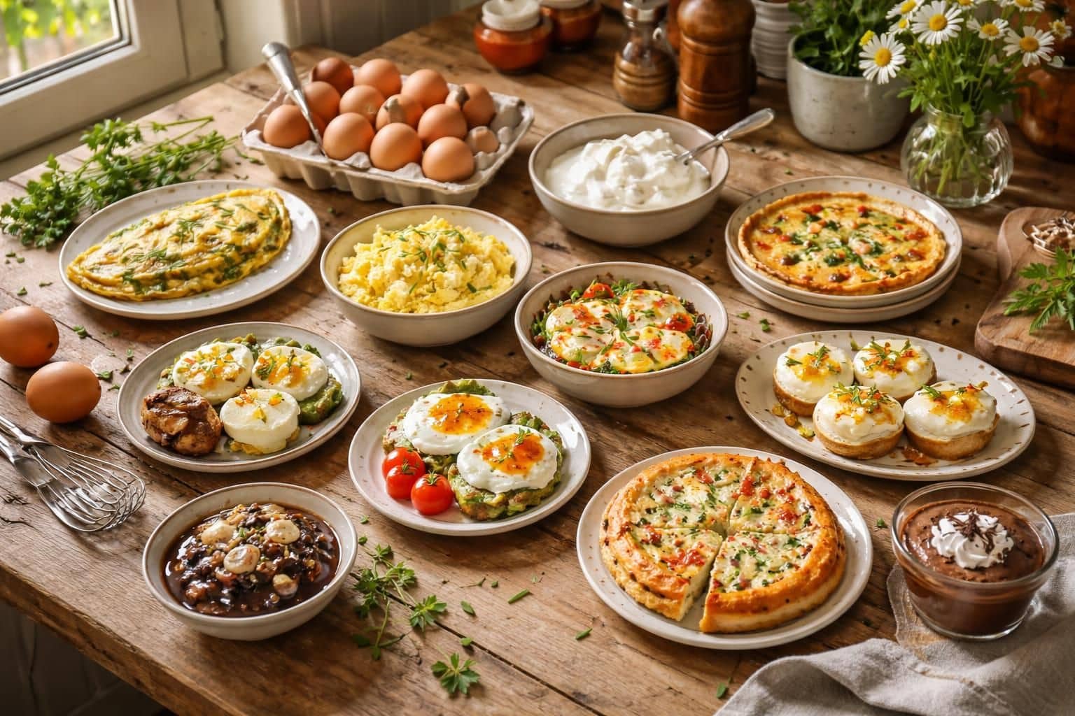 découvrez 10 recettes délicieuses pour utiliser une grande quantité d'œufs et varier vos repas avec créativité et saveurs.