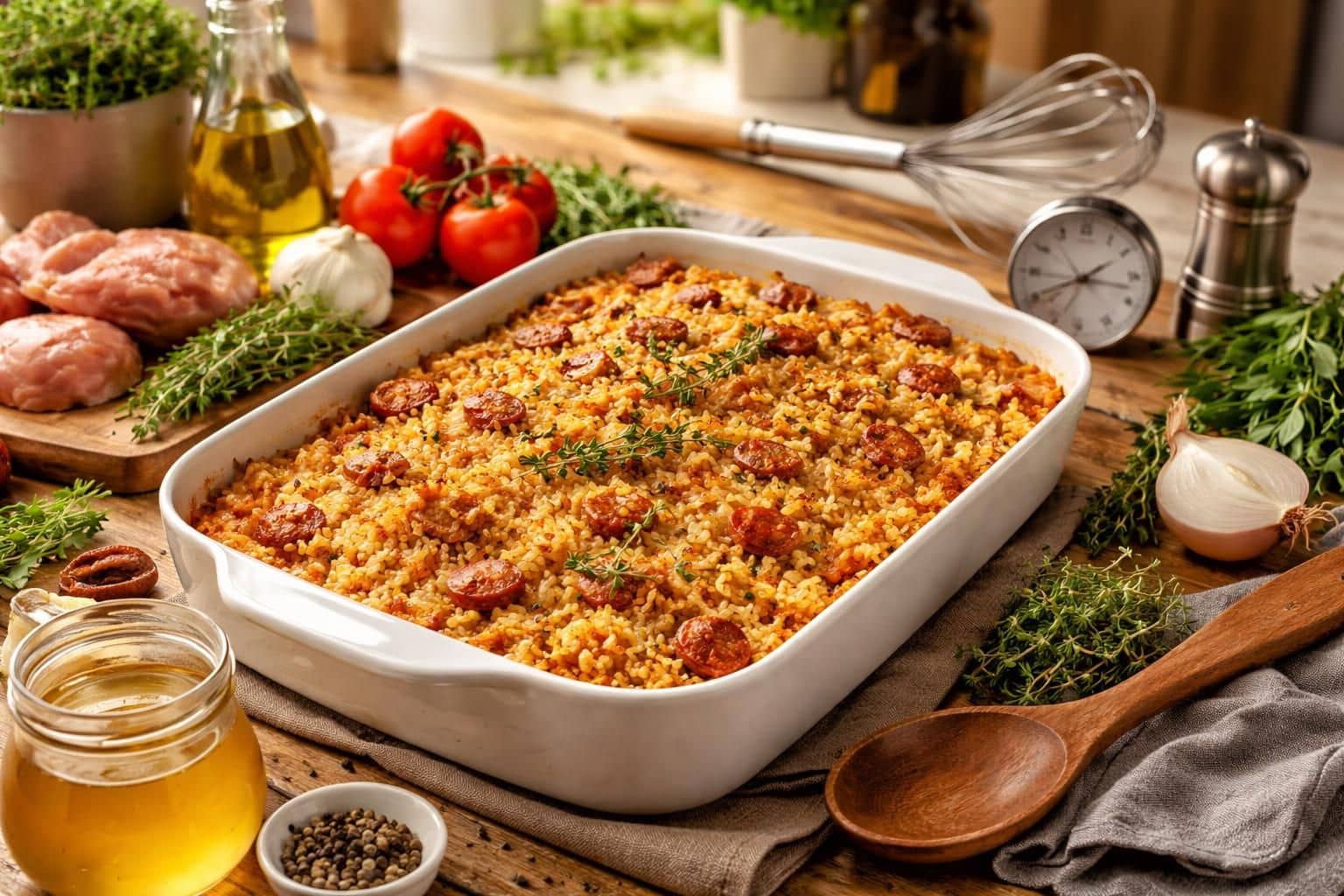 découvrez la recette facile et rapide de cyril lignac pour préparer un délicieux riz au four en moins d'une heure, parfait pour un repas savoureux et convivial.