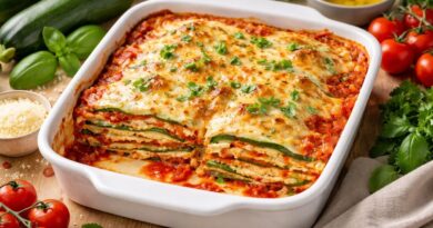 découvrez notre recette de lasagne de courgettes végétarienne, une préparation saine et gourmande parfaite pour un repas équilibré et savoureux.