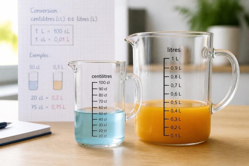 apprenez à convertir facilement le centilitre en litre grâce à notre guide simple et accessible à tous. maîtrisez les conversions en un rien de temps !