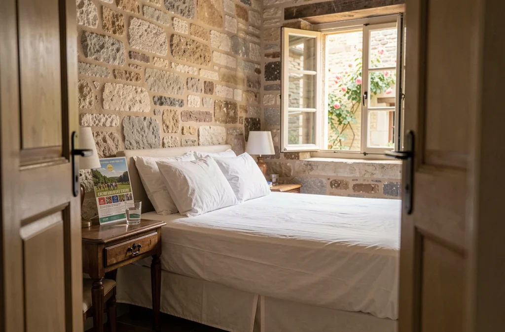 Chambre d'hôtes authentique en pierre de tuffeau près de Luynes pour hébergement pendant le festival